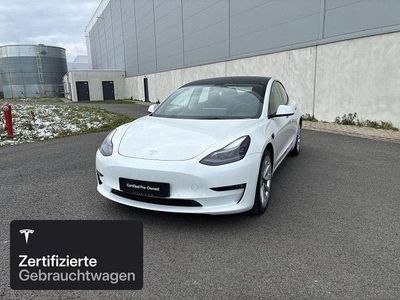 Weiß Gebraucht 2021 Tesla Model 3 Long Range AWD Limousine | 30.200 € (Etwas zu teuer)