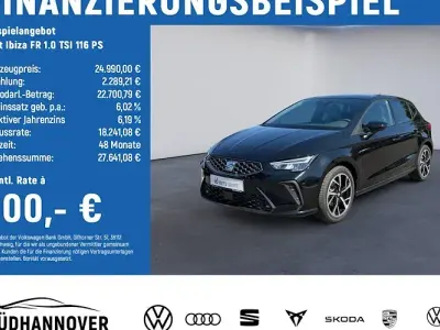Neu Seat Ibiza FR 116 PS (85 kW) 2026 Schwarz Kleinwagen