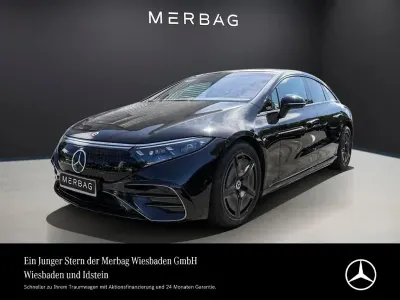 Gebraucht Mercedes EQS450+ AMG line 244 kW (333 PS) 2022 Obsidianschwarz Limousine