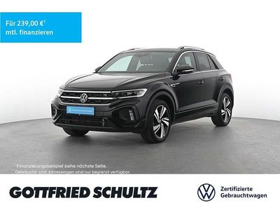 Gebraucht VW T-Roc R-line 150 PS (110 kW) 2023 Schwarz SUV