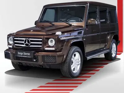 Gebraucht Mercedes G500 421 PS (309 kW) 2018 Braun designo mysticbraun bright SUV