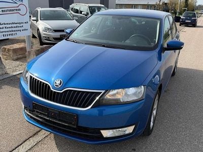 Gebraucht Skoda Rapid Joy 90 PS (66 kW) 2017 Raceblau metallic Kleinwagen