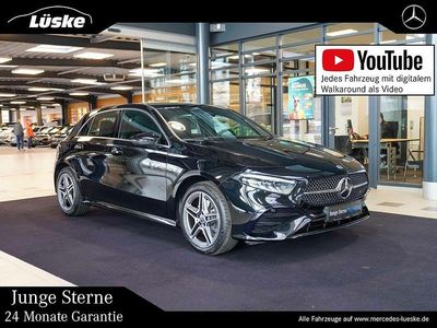 Gebraucht Mercedes A250 AMG line 218 PS (160 kW) 2024 Lack kosmosschwarz Limousine