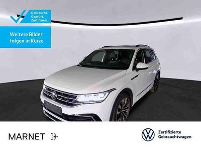 Pure white Gebraucht 2022 VW Tiguan R-line SUV | 33.790 € (Guter Preis)