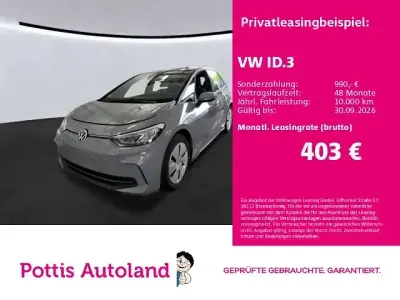 Gebraucht VW ID.3 Pro 150 kW (204 PS) 2024 Mondsteingrau Kleinwagen