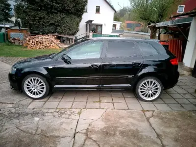 Brugt Audi A3 S-Line 125 HK (91 kW) 2008 Sort Hatchback