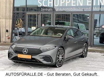 Grau Gebraucht 2022 Mercedes EQS450+ AMG line Limousine | 57.999 € (Guter Preis)
