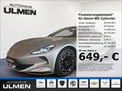 Gebraucht MG Cyberster 250 kW (340 PS) 2025 Silber Cabrio