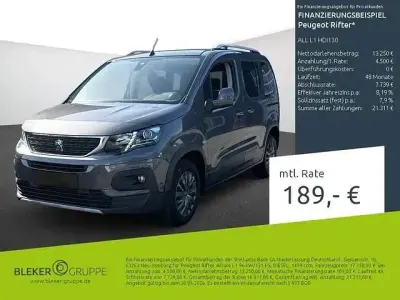 Gebraucht Peugeot Rifter 131 PS (96 kW) 2020 Grau Van / Kleinbus