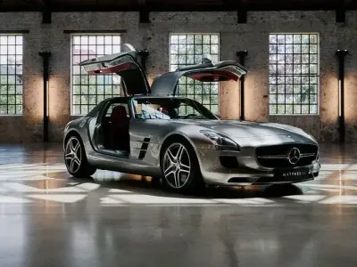 Gebraucht Mercedes SLS AMG AMG 571 PS (419 kW) 2010 Amg alubeam silber (metallic) Coupé