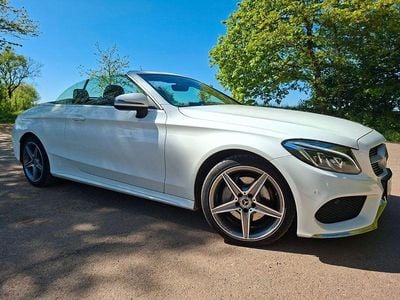 Usata Mercedes C180 156 CV (114 kW) 2018 Bianco Cabrio
