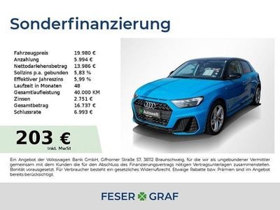 Gebraucht Audi A1 Sportback Ambiente 110 PS (80 kW) 2022 Turboblau / mythosschwarz metallic Kleinwagen