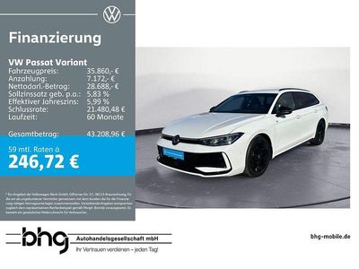 Gebraucht VW Passat R-line 150 PS (110 kW) 2025 Pure white Kombi