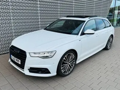 Używany Audi A6 S-Line 272 KM (200 kW) 2014 Biały Kombi