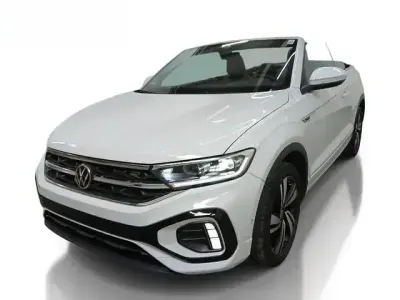 Gebraucht VW T-Roc Cabriolet R-line 150 PS (110 kW) 2022 Weiß Cabrio