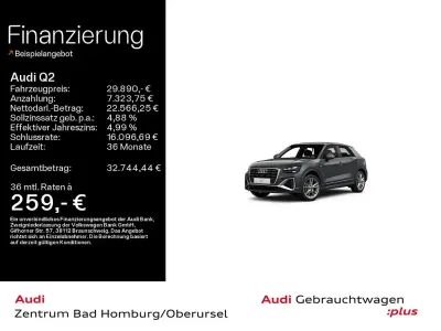 Brugt Audi Q2 S-Line 150 HK (110 kW) 2023 Grå SUV