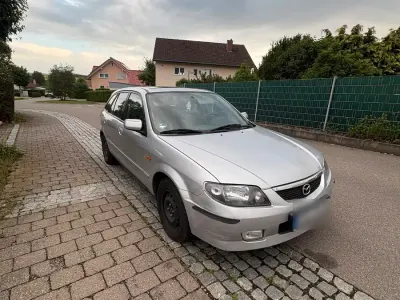 Gebraucht Mazda 323F 95 PS (69 kW) 2002 Silber Kombi