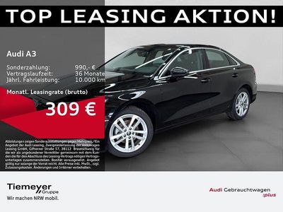 Gebraucht Audi A3 Advanced 150 PS (110 kW) 2025 Schwarz Limousine