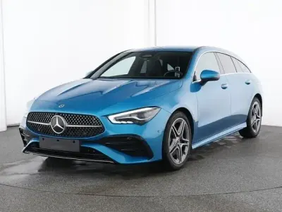 Gebraucht Mercedes CLA200 Shooting Brake AMG line Plus 163 PS (119 kW) 2025 Lack hyperblau Kombi