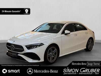 Gebraucht Mercedes A200 AMG 163 PS (119 kW) 2024 Unilack polarweiß Limousine