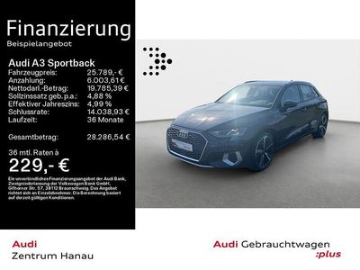 Usata Audi A3 Advanced 150 CV (110 kW) 2022 Grigio Berlina