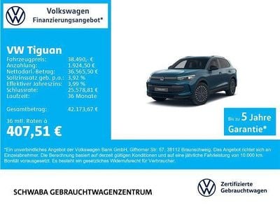 Blau Gebraucht 2025 VW Tiguan Goal SUV | 38.490 € (Fairer Preis)