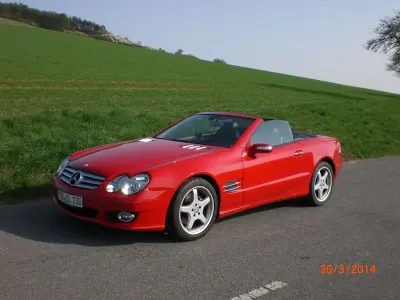 Używany Mercedes SL350 272 KM (200 kW) 2006 Czerwony Kabriolet