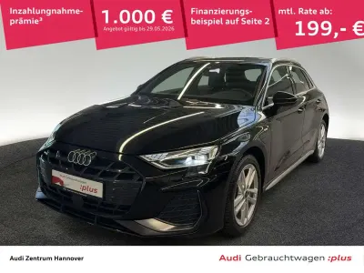 Brugt Audi A3 S-Line 204 HK (150 kW) 2025 Sort Sedan