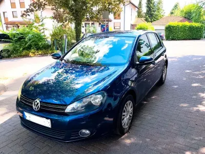 Gebraucht VW Golf VI 80 PS (58 kW) 2009 Blau Kleinwagen