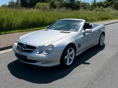 Gebraucht Mercedes SL500 306 PS (225 kW) 2002 Silber Cabrio