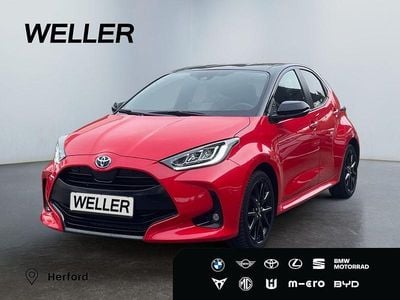 Usata Toyota Yaris Hybrid Style 116 CV (85 kW) 2022 Rosso Utilitaria