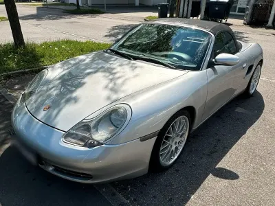 Brugt Porsche Boxster 252 HK (185 kW) 2001 Sølv Cabriolet