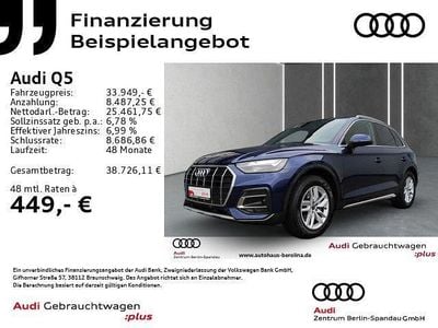 Blau Gebraucht 2022 Audi Q5 Ambiente SUV | 33.949 € (Superpreis)