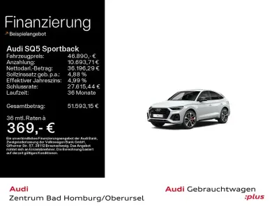 Gebraucht Audi SQ5 Sportback Ambiente 341 PS (250 kW) 2021 Gletscherweiß metallic SUV