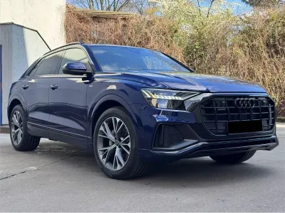 Brugt Audi Q8 S-Line 286 HK (210 kW) 2022 Blå SUV