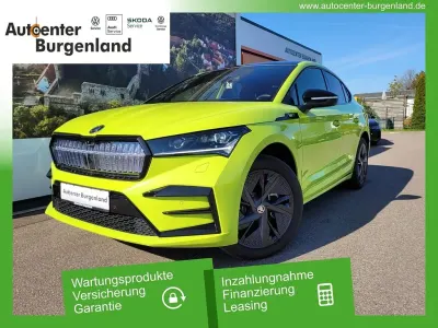 Gebraucht Skoda Enyaq iV RS 250 kW (340 PS) 2024 Mamba grün SUV