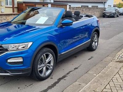 Usata VW T-Roc Cabriolet Style 110 CV (80 kW) 2021 Blu Cabrio