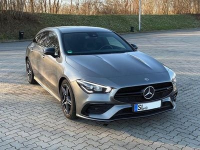 Grau Gebraucht 2020 Mercedes CLA220 Shooting Brake AMG Kombi | 25.999 € (Fairer Preis)