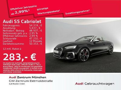 Gebraucht Audi S5 Cabriolet Ambiente 354 PS (260 kW) 2022 Mythosschwarz metallic Cabrio