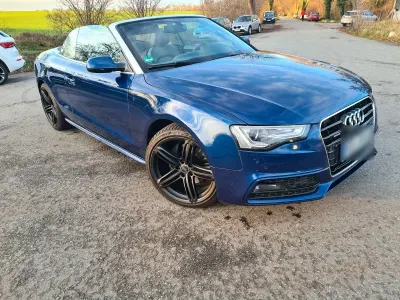 Brugt Audi A5 Cabriolet S-Line 245 HK (180 kW) 2013 Blå Cabriolet