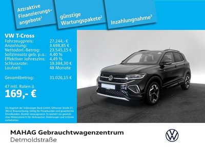 Gebraucht VW T-Cross R-line 150 PS (110 kW) 2025 Schwarz SUV