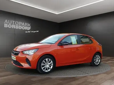 Usata Opel Corsa-e Edition 100 kW (136 CV) 2022 Arancione Utilitaria