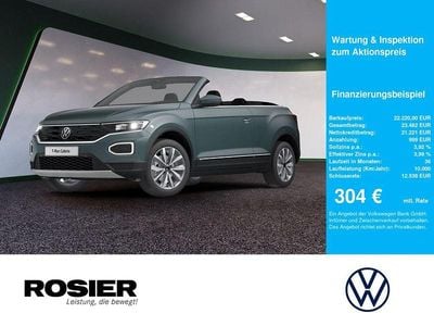 Gebraucht VW T-Roc Cabriolet Style 150 PS (110 kW) 2022 Grün / cactus green Cabrio
