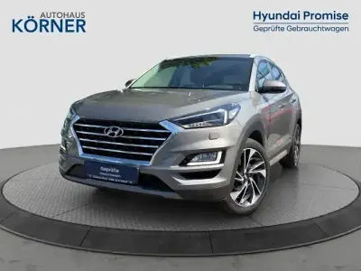 Gebraucht Hyundai Tucson Premium 177 PS (130 kW) 2020 Olivine grey SUV