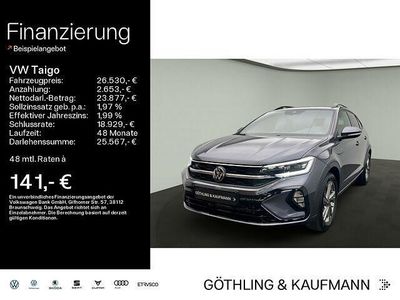 Gebraucht VW Taigo R-line 150 PS (110 kW) 2024 Rauchgrau metallic SUV