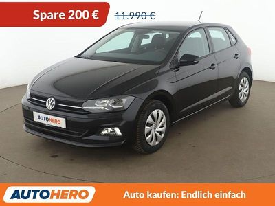 Gebraucht VW Polo Comfortline 65 PS (47 kW) 2019 Schwarz Kleinwagen