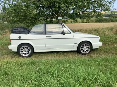 Gebraucht VW Golf Cabriolet Karmann 98 PS (72 kW) 1990 Weiß Cabrio