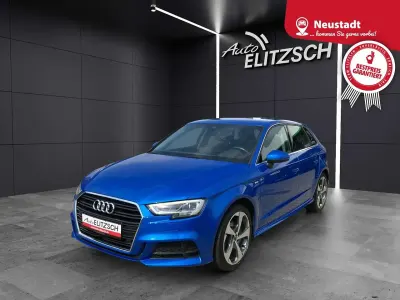 Gebraucht Audi A3 S-Line 150 PS (110 kW) 2018 Arablau kristalleffekt Limousine