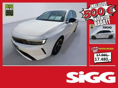 Gebraucht Opel Astra Elegance 131 PS (96 kW) 2023 Jade weiss Kleinwagen