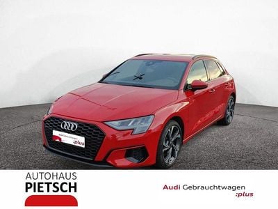 Usata Audi A3 Advanced 150 CV (110 kW) 2021 Rosso Berlina